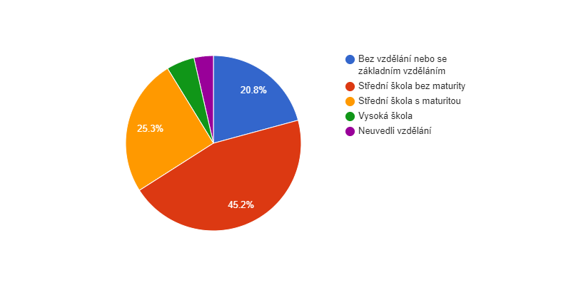 Vzdělanostní struktura obyvatel obce Nová Včelnice v roce 2011